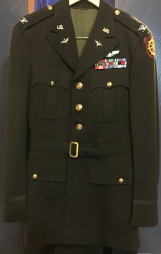 Wwii Ww2 Korea Us Colonel Officer Class A Dress Uniform Jacket & Pants 1945 Exc