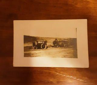 Rppc Noko Early 1900`s Farm Machinery Tractor