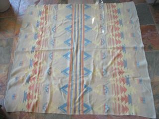 Vintage Antique Southwest Camp Blanket Southwest Indian Design Camp Blanket