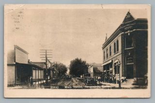 Security State Bank Severance Kansas Rppc Antique Photo Doniphan County 1916