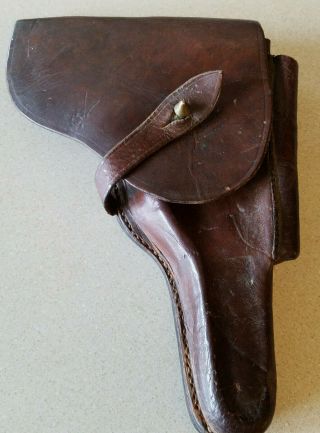 Vintage Wwii Bulgarian P 08 Luger Holster German Made