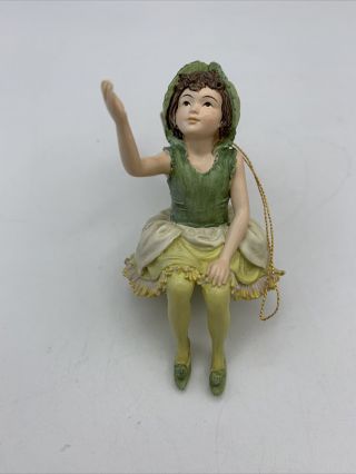 Retired Cicely Mary Barker Flower Fairies Ornament Figurine Lime Tree Fairy