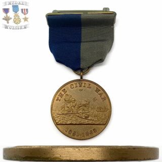 U.  S.  Marine Corps Civil War Campaign Medal Wrap Brooch 1943 U.  S.  Contract