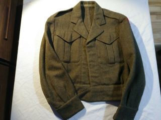 Ww2 Wwii Canadian Canada Battle Dress Blouse 1942 Size 3