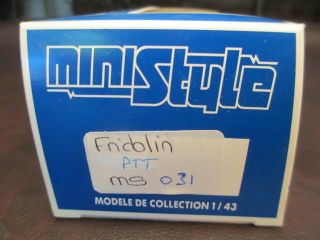 RARE VINTAGE MINISTYLE 1:43 SCALE VW FRIDOLIN MADE IN FRANCE 2