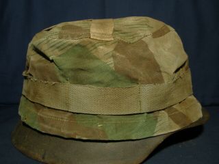 Camouflage Cover For Ww2 German Fj Paratrooper Helmet.  Size 68.