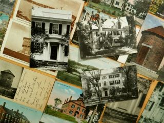 39 Postcards All from WISCASSET Maine ME Lincoln County 1905 - 1969 Jail 3 rppc 5