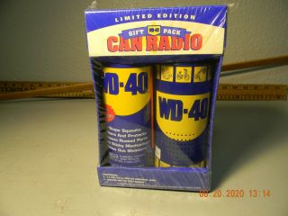 Wd - 40 Limited Edition Gift Pack.  Can Radio Combo,  Never Been Opened,  Must L@@k.