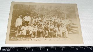 Rare Antique American Mammoth Cave Group Kentucky Real Photo Postcard RPPC US 5
