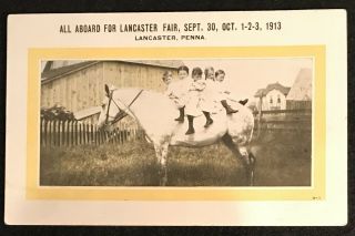All Aboard For Lancaster,  Pa Fair Sept.  30 - Oct.  3,  1913