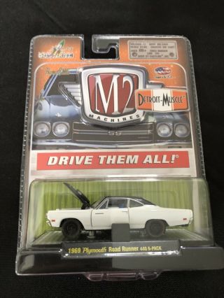 Castline M2 Machines Detroit Muscle 1969 Plymouth Road Runner 440 6 - Pack A9