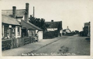 Post Office And High Street,  Castle Camps Near Haverhill And Cambridge Rp