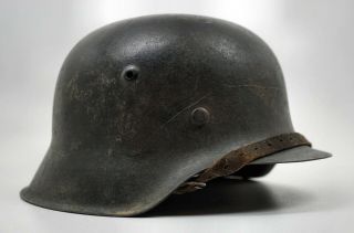 Wwii German Wehrmacht Heer Stahlhelm Kia Combat Helmet Army Soldier Capture M42