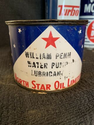 1lb North Star William Penn Grease Can Not Oil