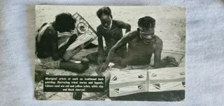 1959 Photo Postcard Australian Aboriginal Artists
