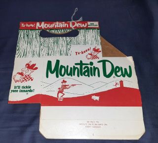 Htf Pepsi Yahoo Mountain Dew Acl Returnable 10oz Bottle Carrier Cond