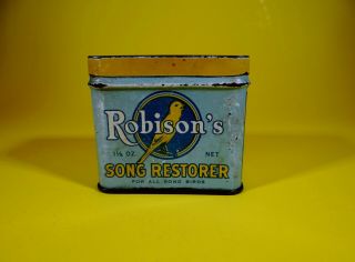 Canary Song Restorer Tin Robison 
