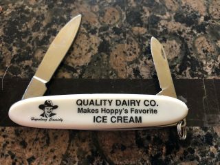 Hopalong Cassidy Knife Quality Dairy Ice Cream