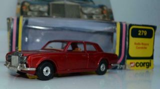Tta - Corgi Toys - Rolls Royce Corniche - Met Red 279