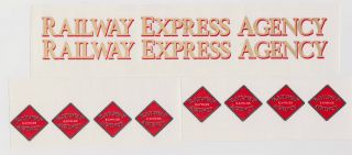 Buddy - L Railway Express Agency Decal Set