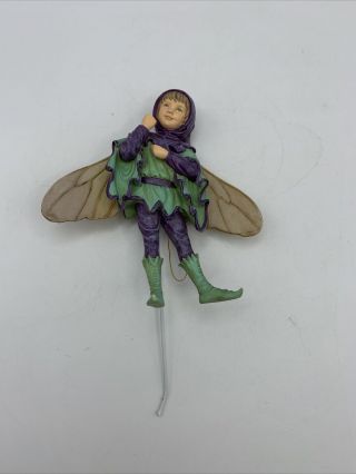 Retired Cicely Mary Barker Flower Fairies Ornament Dead Nettle Fairy