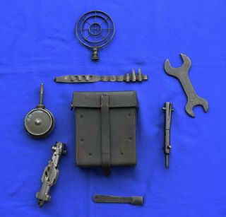 Wwii German Mg 34 Pouch With Accessories