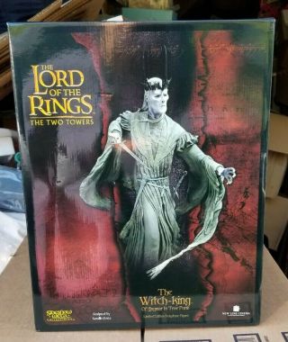 Sideshow WETA LOTR 1/6 Witch King of Angmar In True Form Statue 601/1000 2