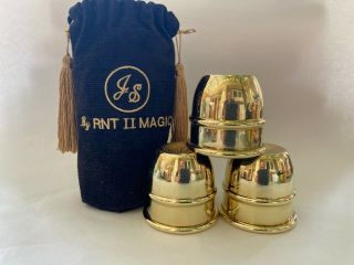 Cups And Balls Magic: Brass Sisti Cups By Rnt2