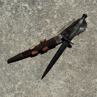 Ww2 Fairbairn Sykes Commando Knife Dagger Sas Para Special Forces