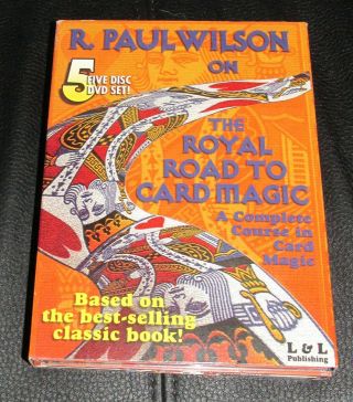Royal Road To Card Magic Dvd Set By R.  Paul Wilson.