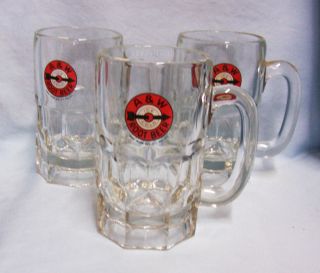 Mugs: Vintage Collectible Set Of (3) A & W Root Beer Mugs W/target Circle Logo