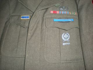 WW2 AIRBORNE PARATROOPER 508th PARA INF ID ' d NCO IKE JACKET In GROUP 3