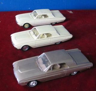Vintage Dealer Promo Cars 1962 - 63 Ford Thunderbirds