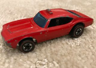 Vintage 1969 Redline Hot Wheels - Fire Department Chief - Red Blue Tinted