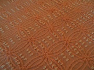 Gorgeous Vintage,  Pink,  Full Chenille Bedspread - 94 