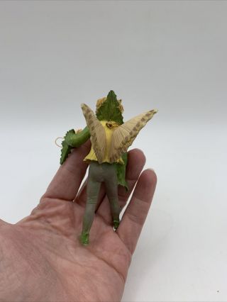 Retired Cicely Mary Barker Flower Fairies Ornament Figurine Sow Thistle Fairy 3