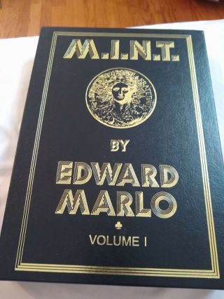 Vintage 1988 M.  I.  N.  T.  Volume 1 By Edward Marlo - 1st Ed.  Collectors And Signed