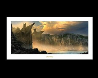 Lord Of The Rings Weta The Argonath Pillars Of The Kings Lotr Limited