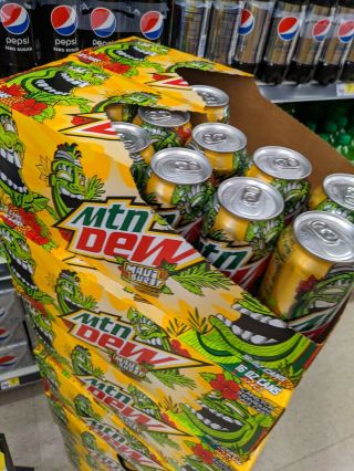 Rare Full Mountain Dew Maui Burst Case 12 Cans Very Limited Amount
