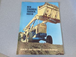 Ford 4500,  3400,  3500,  4400 Tractor Loader Backhoe Sales Brochure Lw