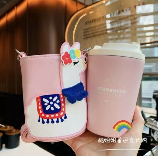 Starbucks 2020 China Latin America Alpaca Pink Sleeve 13oz Ss Cup Tumbler