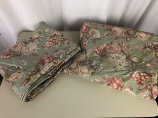 Vintage Ralph Lauren Full Sheet Charlotte French Cottage Floral Fitted Flat