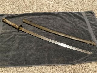 Wwii Japanese Nco Officers Sword Type 95 Shin - Gunto Matching Numbers Tokyo First