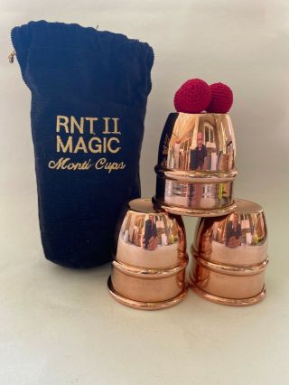 Cups And Balls Magic: Copper Monti Cups By Rnt2