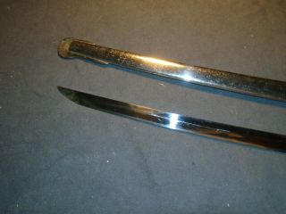 Japanese Meiji Army officer ' s sword in kyugunto mountings,  arsenal blade 3