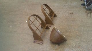 Ww 2 Early M2 Halftrack Headlight And Guards M3 Half Track M3a1 Scout Car