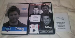 Anthony Owen Dungeon Dvd&cd Nyman Monte Rope Silk Matrix Derren Brown Marc Paul