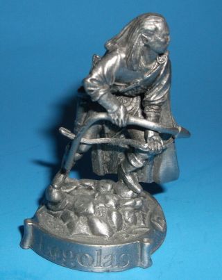 Legolas Pewter 2 - 1/4 " Prince August/rawcliffe Figurine From Lord Of The Rings