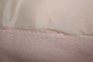 Vintage Chatham Purrey Blanket Pink Colored Satin Trim Edges Edge 70 