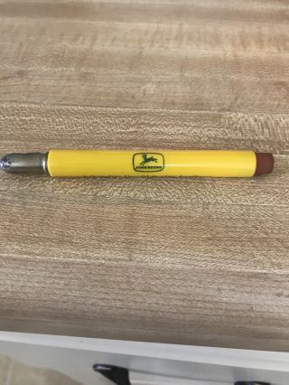 Vintage John Deere Advertising Bullet Pencil John Deere Chemical Co.  Tulsa Ok.